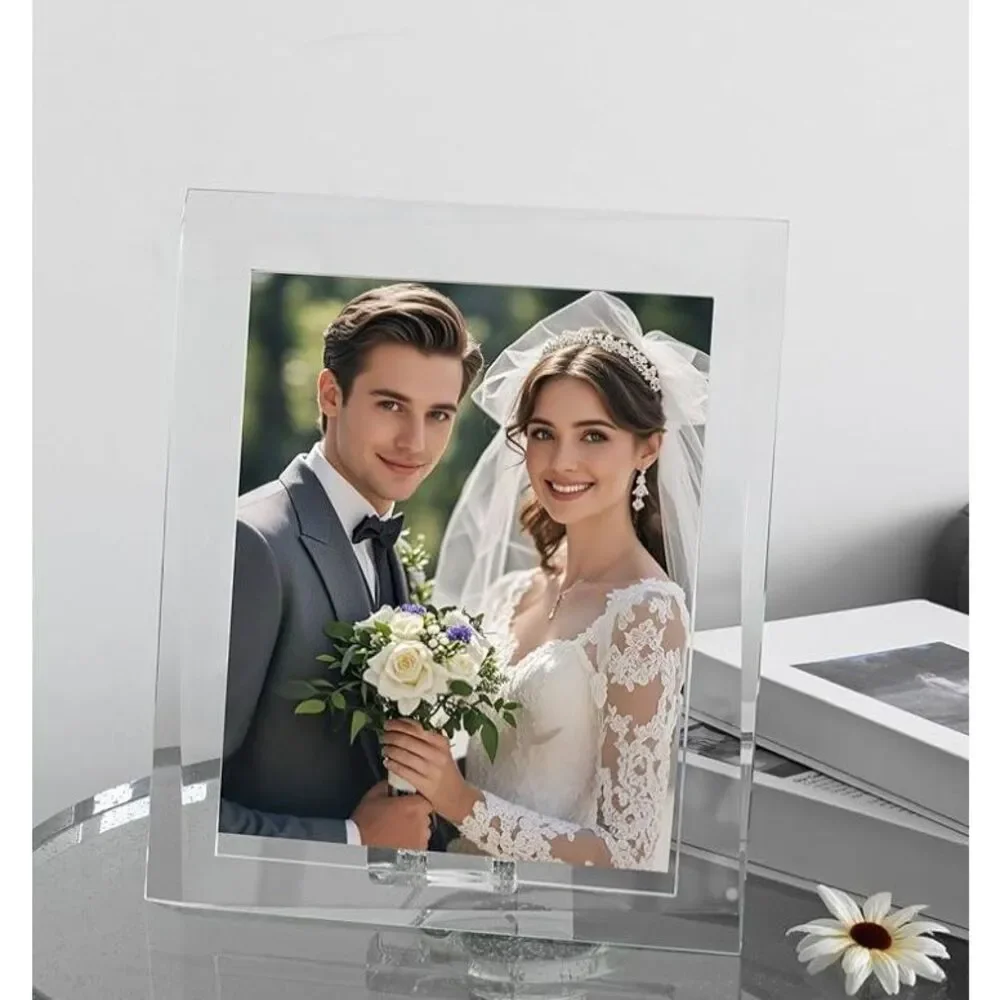Marvala Picture Frame, Crystal Clear Photo Frame, 8x10